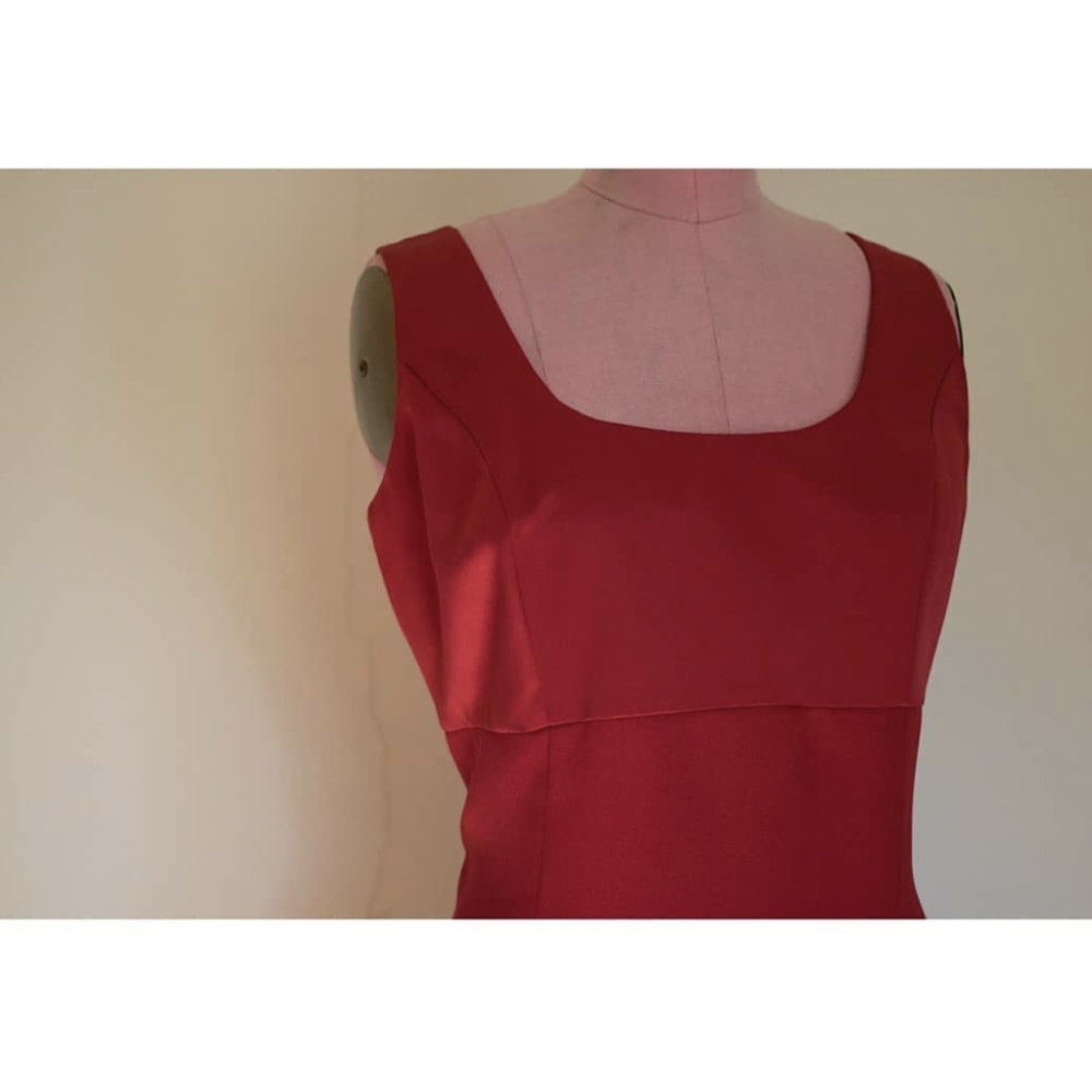 90s Red Dress Set - Picture 6 of 7